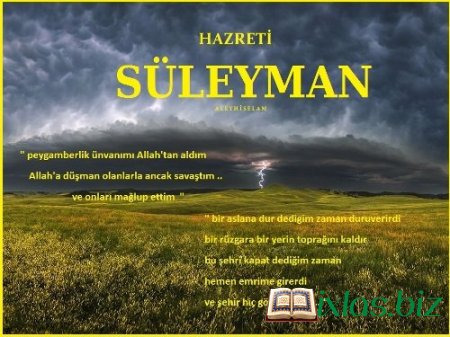 Süleyman peyğəmbərin macəraları bizə nə öyrədir?