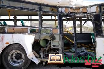 Sumqayıtda avtobus qəzası: ölən və yaralananlar var