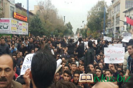 İranda yerli azərbaycanlılar etiraz aksiyaları keçiriblər