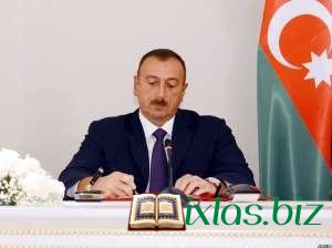 Azərbaycan prezidenti Çinlə imzalanmış sənədləri təsdiq edib