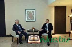 Prezident İlham Əliyev “LUKOIL” şirkətinin prezidenti ilə görüşüb